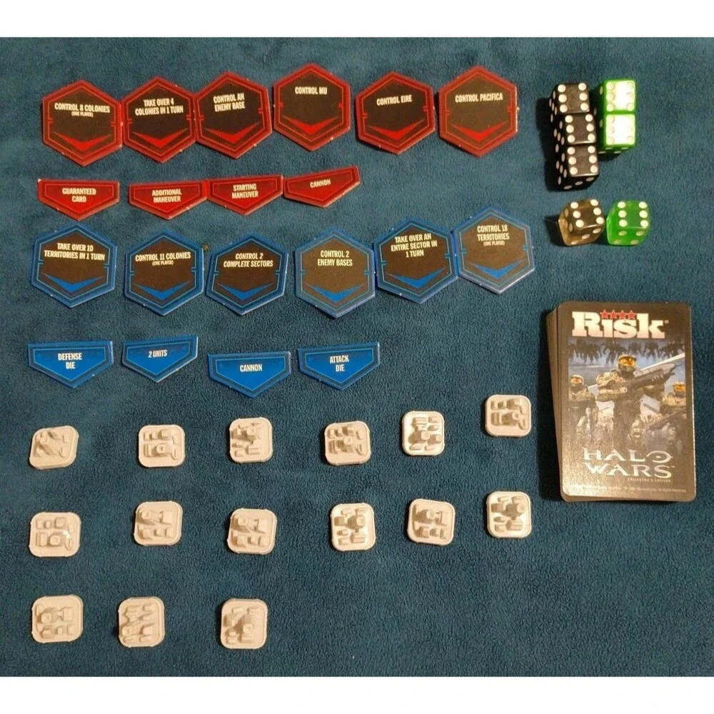 2009 Risk Halo Wars Collector's Edition Board Game 98% Complete